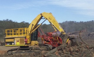Land Clearing with Tracked Mulcher 1