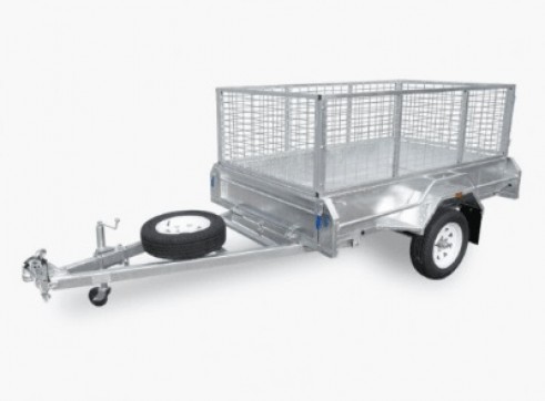TRAILER - CAGE - SMALL - TANDEM (SINGLE AXEL) - 8X5