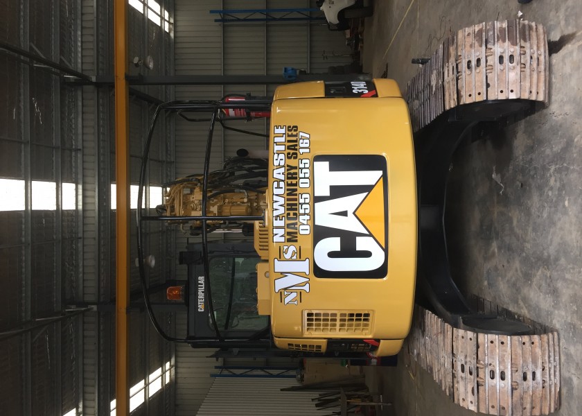 CAT 314D 14 tonne zero swing excavator with blade NMS186 Newcastle area 2